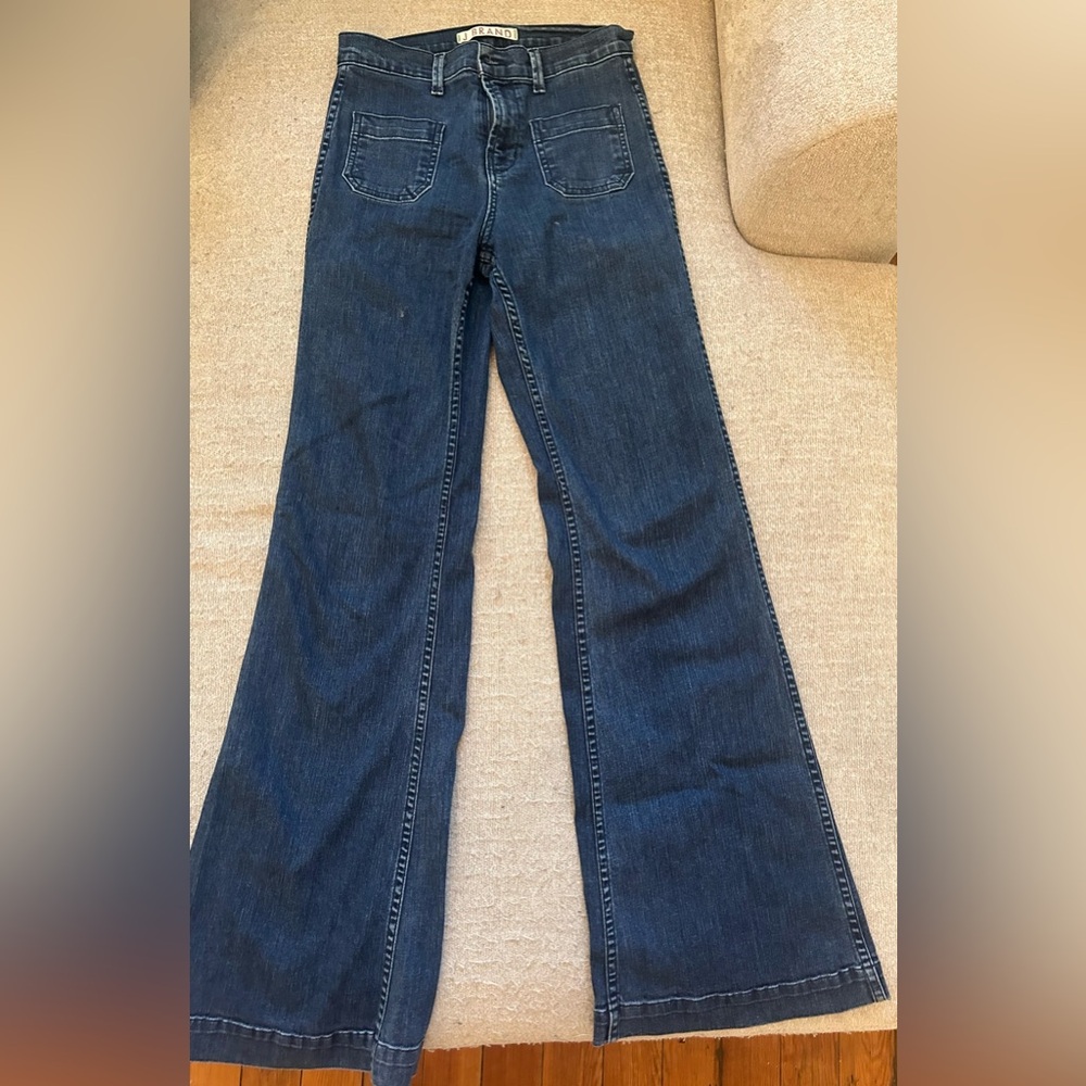 J Brand High Waisted Wide-Leg Jeans Size 26